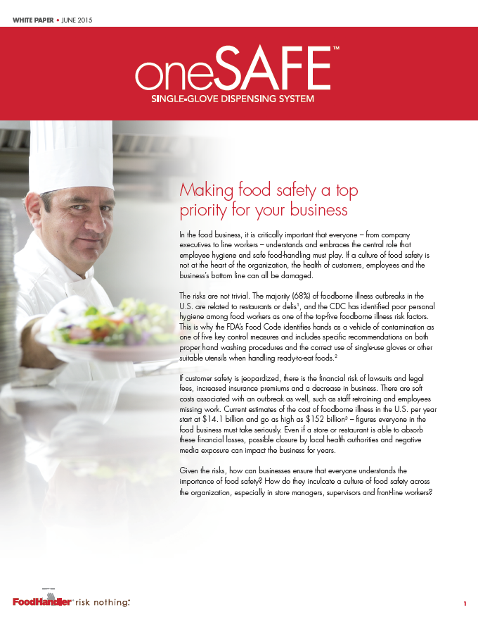 FoodHandler White Paper